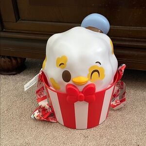 Disney Red and White Popcorn Bucket with Blue Accent Munchlings line